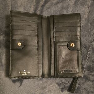 Kate Spade Black Textured Clutch